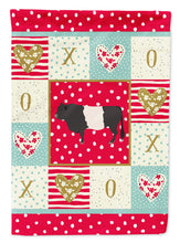 Load image into Gallery viewer, Belted Galloway Cow Love Garden Flag – Decorative Outdoor Yard Flag CK5258GF