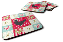 Load image into Gallery viewer, Polish Poland Chicken Love Coasters - Set of 4 Lightweight Foam, Absorbent Drink Coasters  CK5261FC