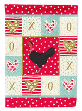 Load image into Gallery viewer, Naked Neck Chicken Love Flag Canvas House Size CK5266CHF