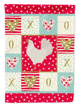 Load image into Gallery viewer, Leghorn Chicken Love Garden Flag – Decorative Outdoor Yard Flag CK5267GF