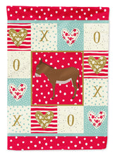 Load image into Gallery viewer, Cotentin Donkey Love Garden Flag – Decorative Outdoor Yard Flag CK5276GF
