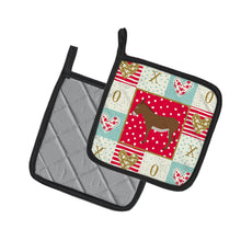 Load image into Gallery viewer, Cotentin Donkey Love Pot Holders - Set of 2 - Heat-Resistant Kitchen Essentials CK5276PTHD