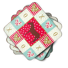 Load image into Gallery viewer, Hinny Horse Donkey Love Coasters - Set of 4 Lightweight Foam, Absorbent Drink Coasters  CK5277FC