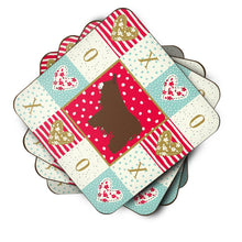 Load image into Gallery viewer, Poitou Poiteuin Donkey Love Coasters - Set of 4 Lightweight Foam, Absorbent Drink Coasters  CK5279FC