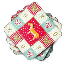 Load image into Gallery viewer, Turkmenian Kulan Donkey Love Coasters - Set of 4 Lightweight Foam, Absorbent Drink Coasters  CK5281FC