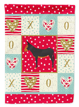 Load image into Gallery viewer, Catalan Donkey Love Flag Canvas House Size CK5282CHF