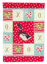 Load image into Gallery viewer, Rouen Duck Love Flag Canvas House Size CK5283CHF