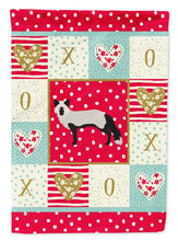 Load image into Gallery viewer, Silver Fox Love Flag Canvas House Size CK5298CHF