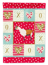 Load image into Gallery viewer, Alpine Goat Love Flag Canvas House Size CK5307CHF