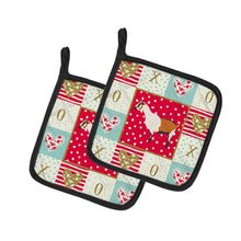 Load image into Gallery viewer, Alpine Goat Love Pot Holders - Set of 2 - Heat-Resistant Kitchen Essentials CK5307PTHD