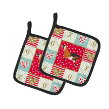 Load image into Gallery viewer, Anglo-nubian Nubian Goat Love Pot Holders - Set of 2 - Heat-Resistant Kitchen Essentials CK5310PTHD