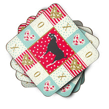 Load image into Gallery viewer, Black Bengal Goat Love Coasters - Set of 4 Lightweight Foam, Absorbent Drink Coasters  CK5311FC