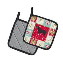 Load image into Gallery viewer, Black Bengal Goat Love Pot Holders - Set of 2 - Heat-Resistant Kitchen Essentials CK5311PTHD