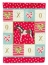 Load image into Gallery viewer, Pinto Horse Love Garden Flag – Decorative Outdoor Yard Flag CK5334GF