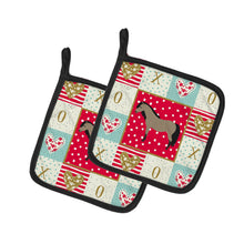Load image into Gallery viewer, Welsh Pony Horse Love Pot Holders - Set of 2 - Heat-Resistant Kitchen Essentials CK5337PTHD