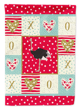 Load image into Gallery viewer, Common Ostrich Love Garden Flag – Decorative Outdoor Yard Flag CK5351GF