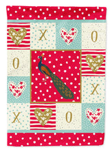 Load image into Gallery viewer, Indian Peacock Peafowl Love Flag Canvas House Size CK5352CHF