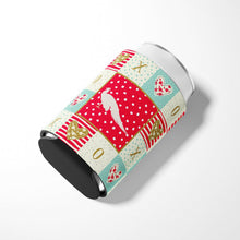 Load image into Gallery viewer, White Peacock Peafowl Love Can or Bottle Hugger CK5353CC