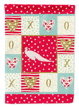 Load image into Gallery viewer, White Peacock Peafowl Love Flag Canvas House Size CK5353CHF