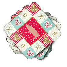 Load image into Gallery viewer, American Landrace Pig Love Coasters - Set of 4 Lightweight Foam, Absorbent Drink Coasters  CK5359FC