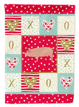 Load image into Gallery viewer, American Landrace Pig Love Garden Flag – Decorative Outdoor Yard Flag CK5359GF