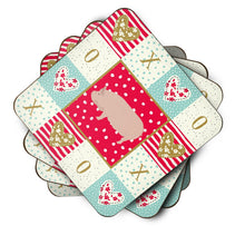 Load image into Gallery viewer, Welsh Pig Love Coasters - Set of 4 Lightweight Foam, Absorbent Drink Coasters  CK5364FC