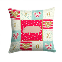Load image into Gallery viewer, Welsh Pig Love Throw Pillow - 14x14 Decorative Pillow – Art for Your Home &amp; Patio CK5364PW1414