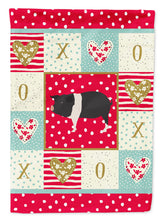 Load image into Gallery viewer, Hampshire Pig Love Garden Flag – Decorative Outdoor Yard Flag CK5366GF