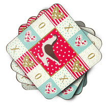 Load image into Gallery viewer, Large Pigeon Love Coasters - Set of 4 Lightweight Foam, Absorbent Drink Coasters  CK5370FC