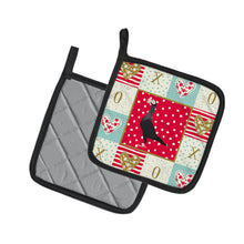 Load image into Gallery viewer, English Carrier Pigeon Love Pot Holders - Set of 2 - Heat-Resistant Kitchen Essentials CK5372PTHD