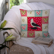 Load image into Gallery viewer, Saxon Fairy Swallow Pigeon Love Throw Pillow - 14x14 Decorative Pillow – Art for Your Home &amp; Patio CK5373PW1414