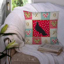 Load image into Gallery viewer, Budapest Highflyer Pigeon Love Throw Pillow - 14x14 Decorative Pillow – Art for Your Home &amp; Patio CK5374PW1414
