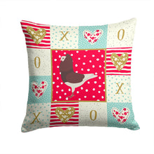 Load image into Gallery viewer, Capuchin Red Pigeon Love Throw Pillow - 14x14 Decorative Pillow – Art for Your Home &amp; Patio CK5375PW1414