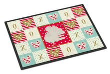 Load image into Gallery viewer, Silver Fantail Pigeon Love Doormat - 18x27 Decorative Floor Mat – Indoor/Outdoor Rug with Artistic Flair CK5377MAT