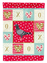 Load image into Gallery viewer, Racing Pigeon Love Flag Canvas House Size CK5378CHF