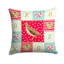 Load image into Gallery viewer, Golden Phoenix Quail Love Throw Pillow - 14x14 Decorative Pillow – Art for Your Home &amp; Patio CK5382PW1414
