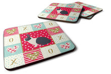 Load image into Gallery viewer, Dutch Rabbit Love Coasters - Set of 4 Lightweight Foam, Absorbent Drink Coasters  CK5385FC