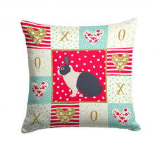 Load image into Gallery viewer, Dutch Rabbit Love Throw Pillow - 14x14 Decorative Pillow – Art for Your Home &amp; Patio CK5385PW1414
