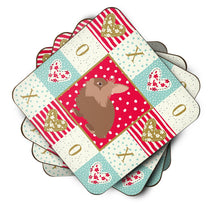 Load image into Gallery viewer, Lionhead Rabbit Love Coasters - Set of 4 Lightweight Foam, Absorbent Drink Coasters  CK5387FC