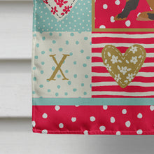 Load image into Gallery viewer, Tan Rabbit Love Flag Canvas House Size CK5390CHF