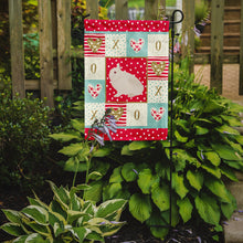 Load image into Gallery viewer, Hermelin Rabbit Love Garden Flag – Decorative Outdoor Yard Flag CK5391GF