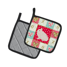 Load image into Gallery viewer, Hermelin Rabbit Love Pot Holders - Set of 2 - Heat-Resistant Kitchen Essentials CK5391PTHD