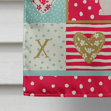 Load image into Gallery viewer, New Zealand White Rabbit Love Flag Canvas House Size CK5392CHF
