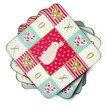 Load image into Gallery viewer, New Zealand White Rabbit Love Coasters - Set of 4 Lightweight Foam, Absorbent Drink Coasters  CK5392FC