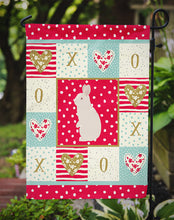 Load image into Gallery viewer, New Zealand White Rabbit Love Garden Flag – Decorative Outdoor Yard Flag CK5392GF