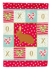 Load image into Gallery viewer, Rex Rabbit Love Garden Flag – Decorative Outdoor Yard Flag CK5396GF