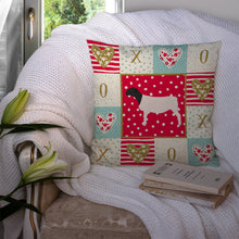 Load image into Gallery viewer, Dorper Sheep Love Throw Pillow - 14x14 Decorative Pillow – Art for Your Home &amp; Patio CK5405PW1414
