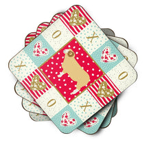 Load image into Gallery viewer, Horned Dorset Sheep Love Coasters - Set of 4 Lightweight Foam, Absorbent Drink Coasters  CK5407FC
