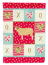Load image into Gallery viewer, Horned Dorset Sheep Love Garden Flag – Decorative Outdoor Yard Flag CK5407GF