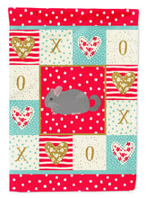 Load image into Gallery viewer, Agouti Chinchilla Love Garden Flag – Decorative Outdoor Yard Flag CK5418GF